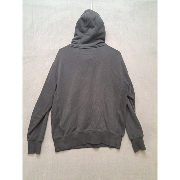 Superdry Mens Large Black Long Sleeve Pullover Hoodie Sweatshirt - Picture 12 of 12